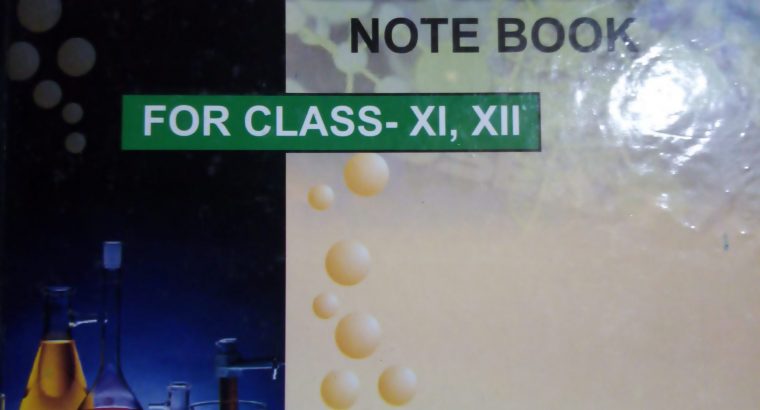 Chemistry practical notebook