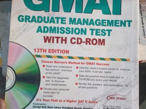 GMAT graduation admission test book