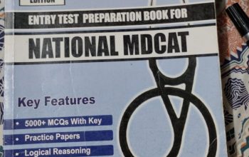 Entry test preparation book for national MDCAT