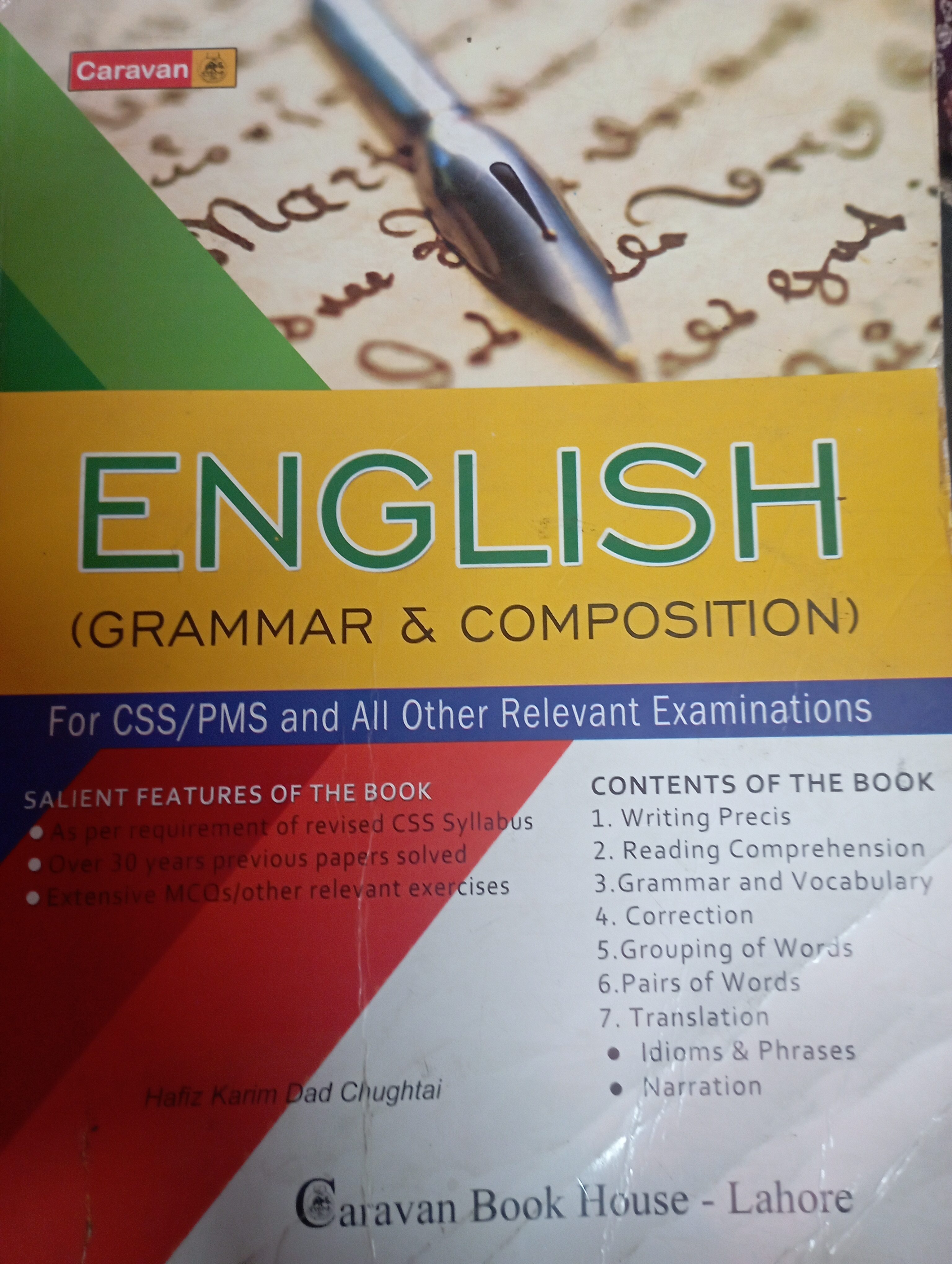 English grammar and composition for CsS/pms