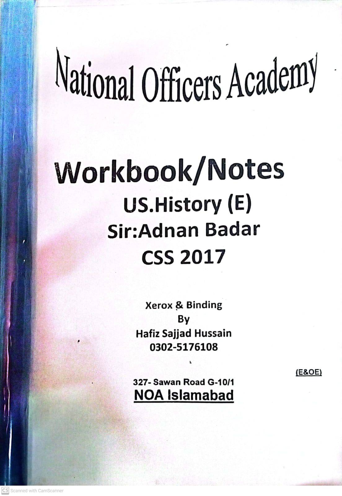 NOA US History Notes