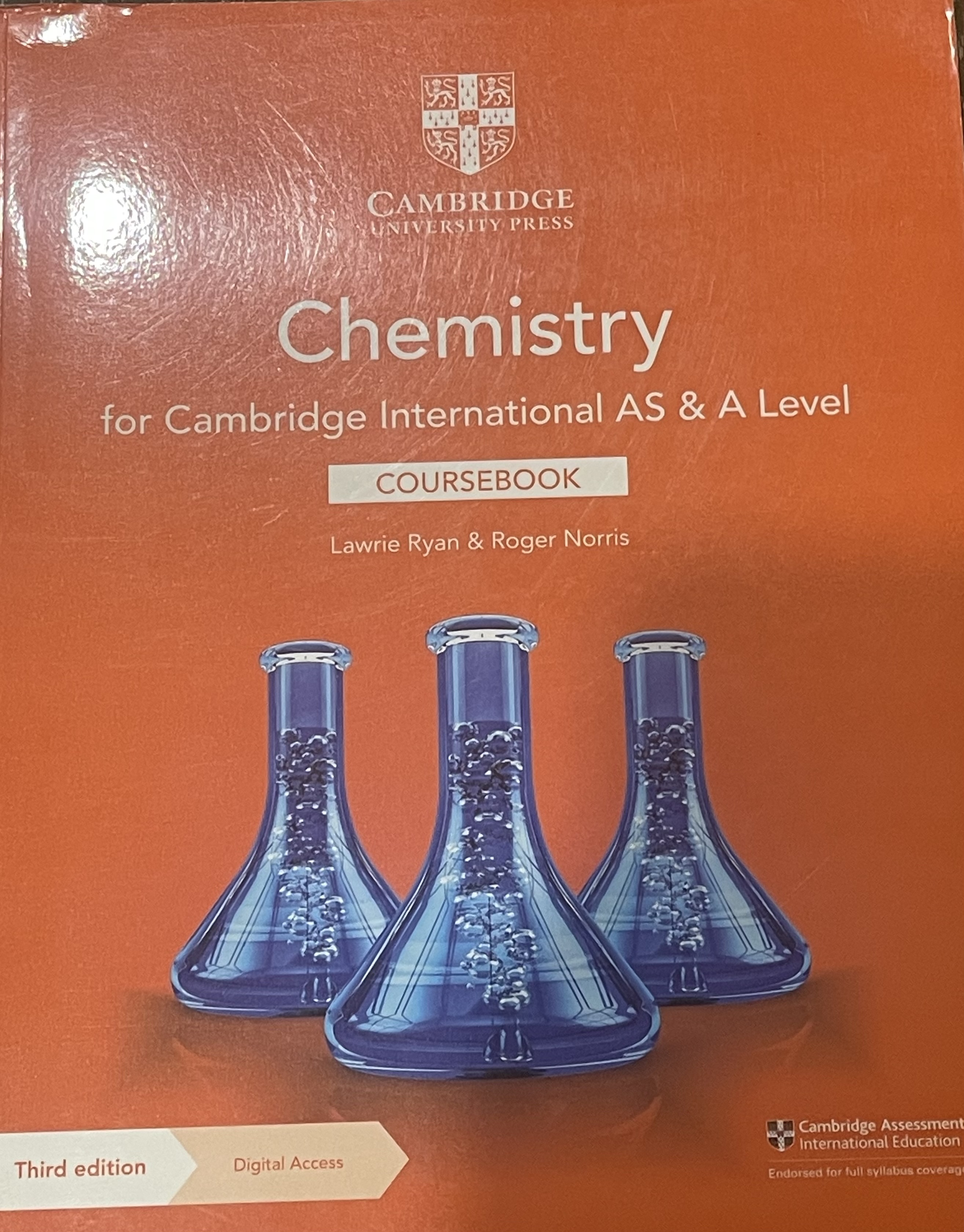 Cambridge International AS and Alevel Chemistry