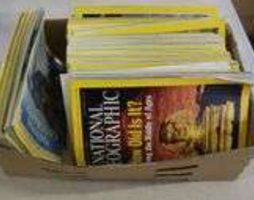 Old set National Geographic magazines