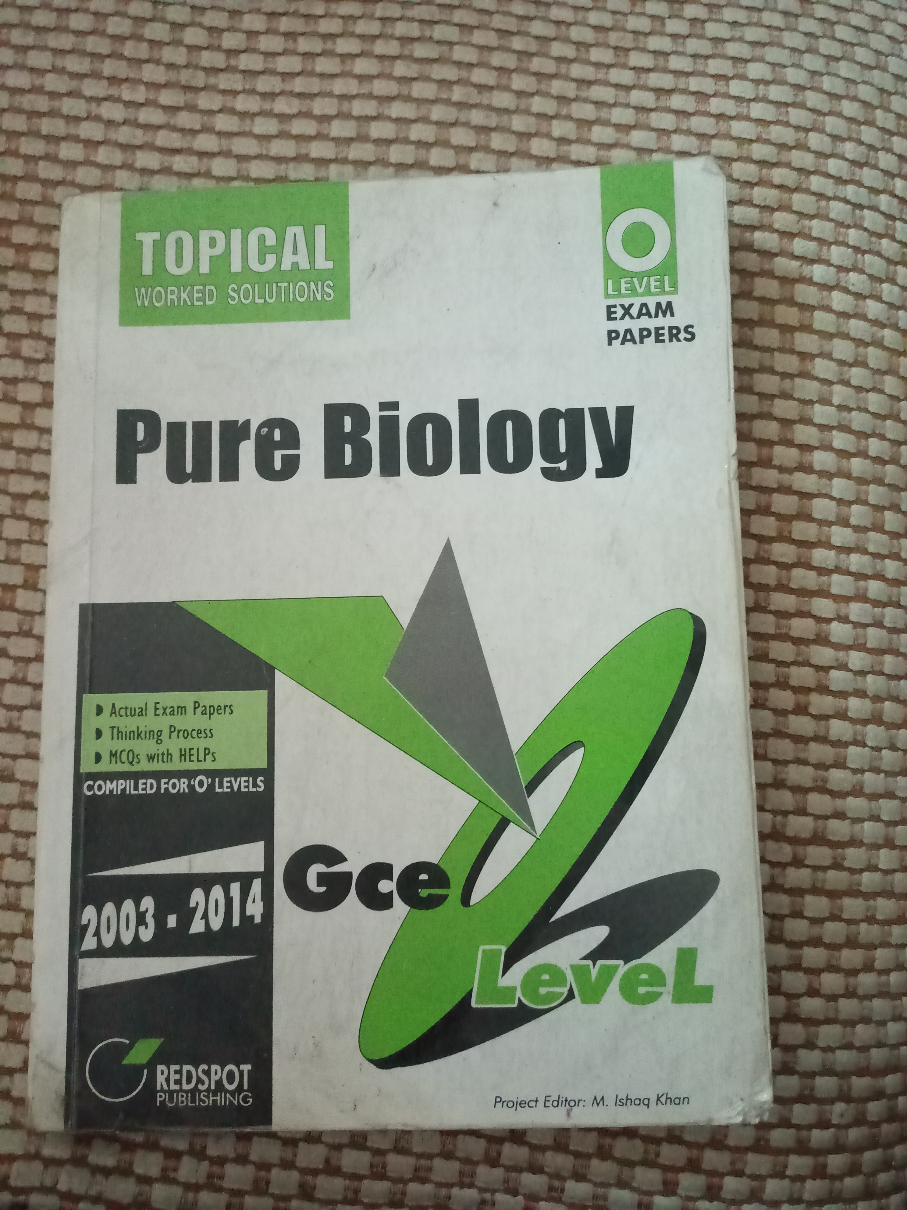 Pure Biology o level exam paper