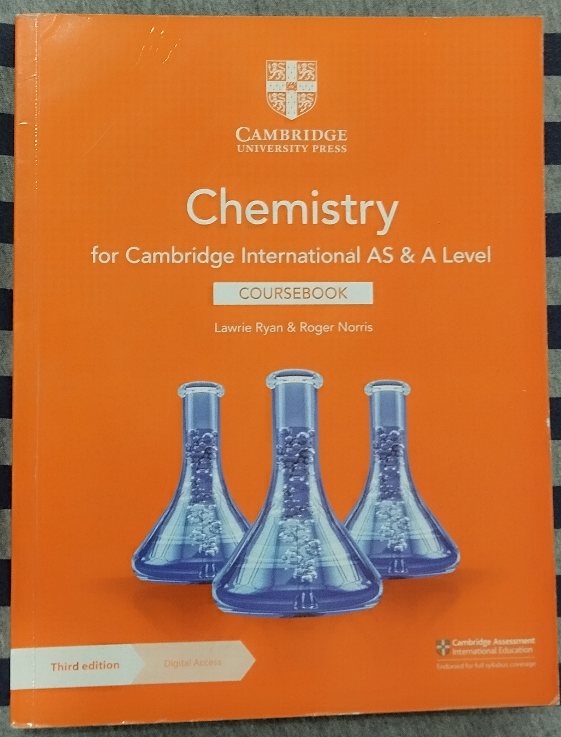 A level chemistry latest syllabus text book