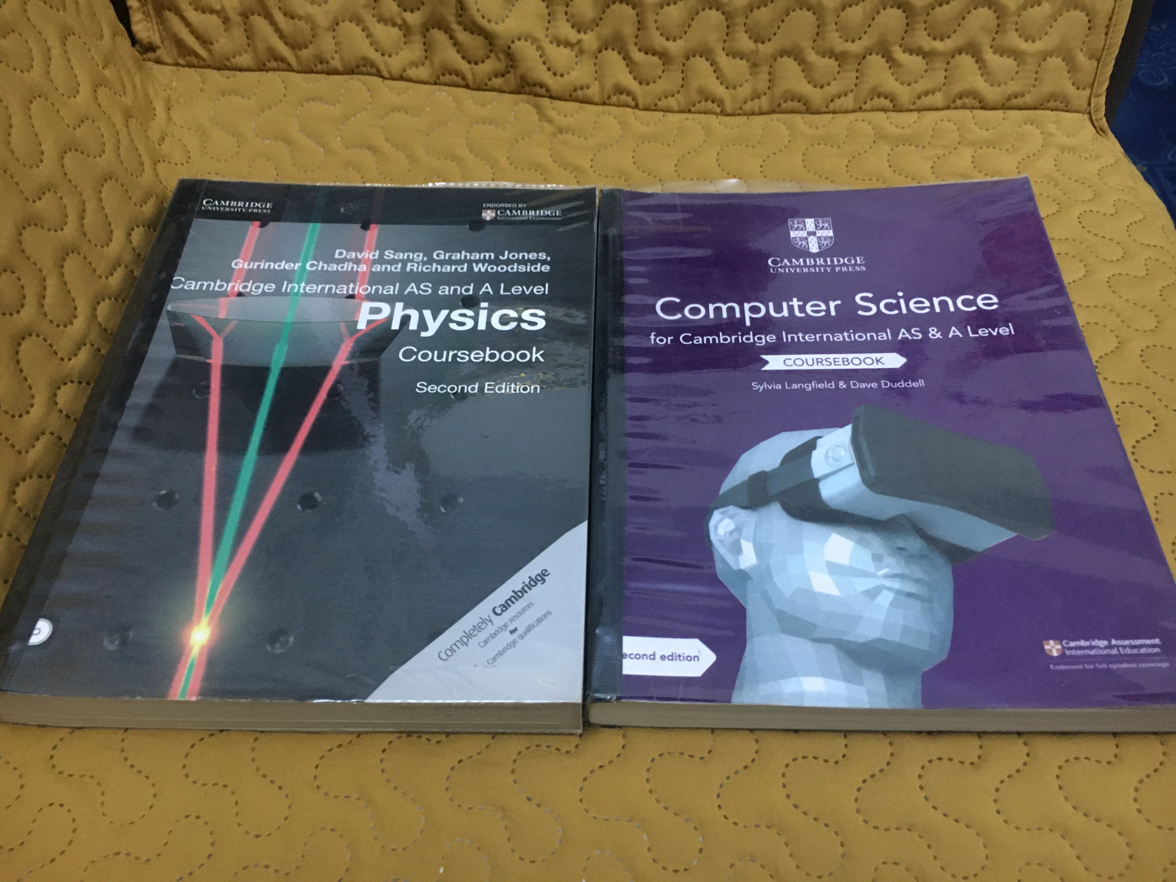 A levels CS,Physics books